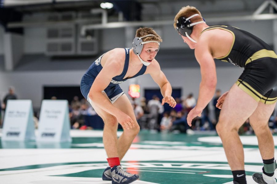 Spartans storm the mat and earn victories against Defiance College and Penn State Behrend.