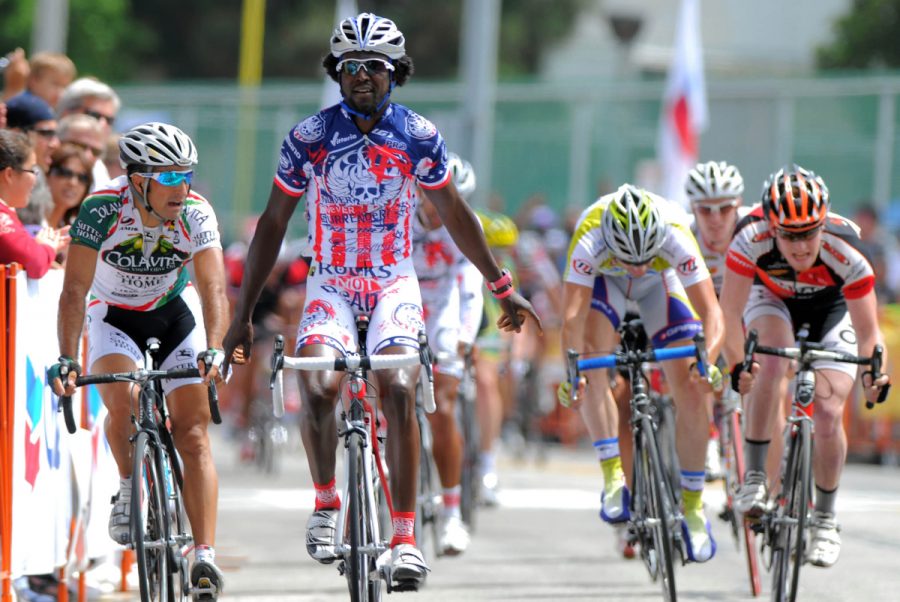 Rahsaan Bahati outraced his competition to win the Manhattan Beach Grand Prix in 2009.  
