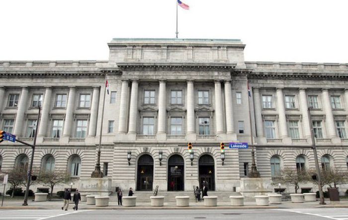 Cleveland City Hall is located in Clevelands Downtown neighborhood.
