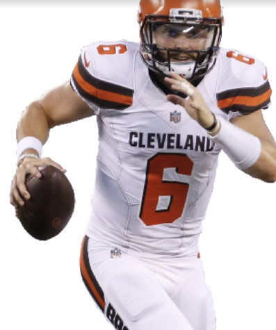 Cleveland Browns Quarterback Baker Mayfield during an NFL game against the Kansas City Chiefs this past weekend 