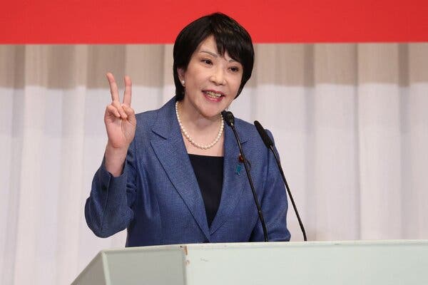 Sanae Takaichi, former Minister of Internal Affairs and Communications of Japan, seeks to become their first female Prime Minister.