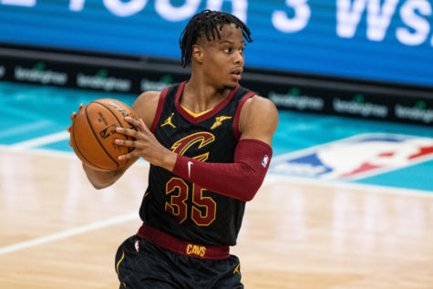 Forward Isaac Okoro (pictured) secured a Cavalier victory with a last-minute steal and game-winning dunk against the Brooklyn Nets. 