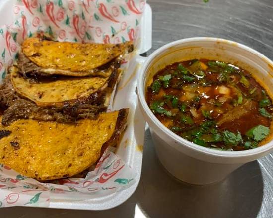 Birria Tacos from Cilantro Taqueria are always a good option on a cold winters day.