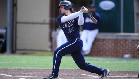 Third-year first baseman Nick Talarico hit and scored in all three games, including a 3-run home run against Adrian College.