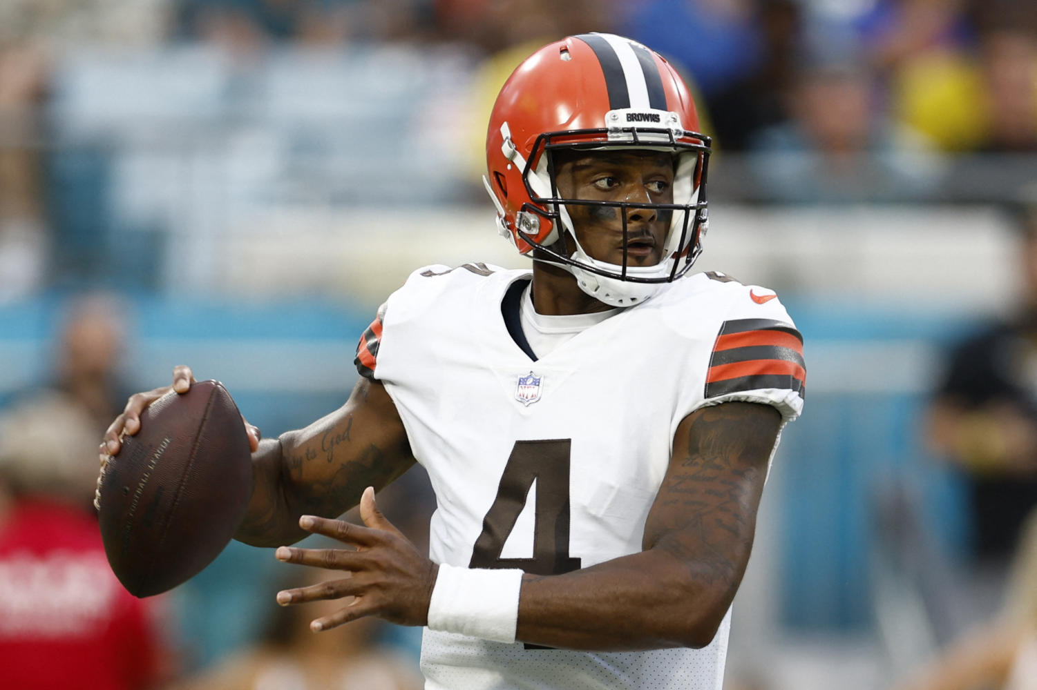 Browns QB Deshaun Watson 'in a different space' after suspension