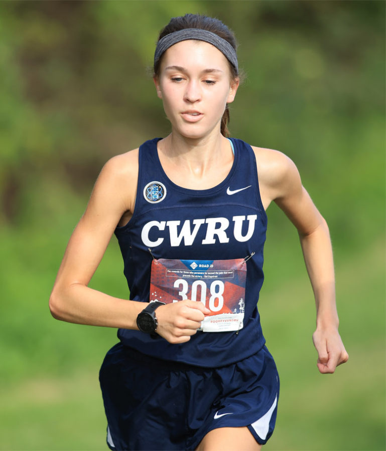 First-year Ashley Novak from Downers Grove, Illinois, recorded times of 18:08 in the three-mile and 18:49 in the 5K during the cross country season while in high school.