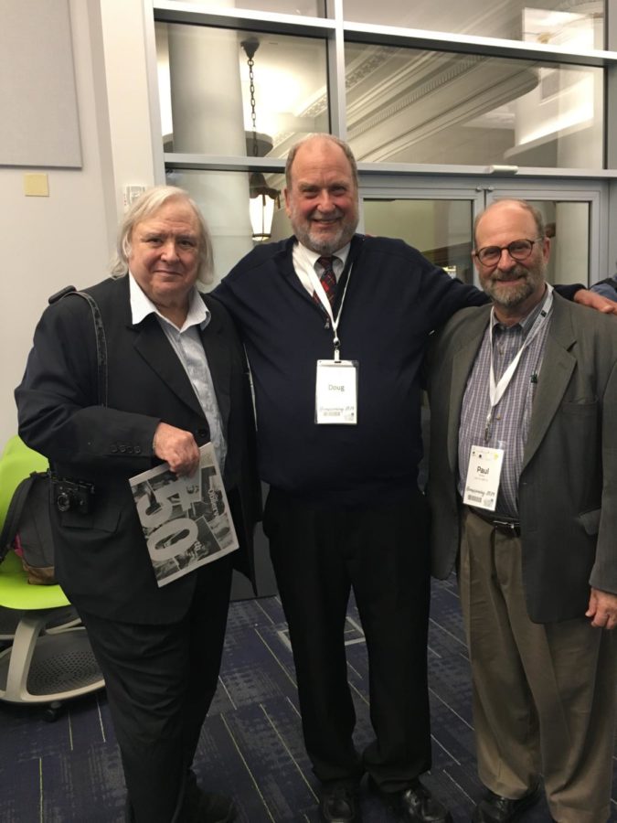 John Fleshin (1st Observer photographer), Doug Smock and Paul Kerson, two of the five Observer founders (left to right)