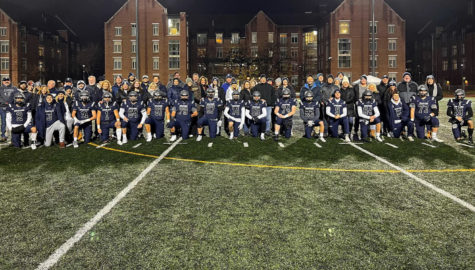In their final game of the season, the CWRU football team honored its 17 seniors and their families before kickoff. 
