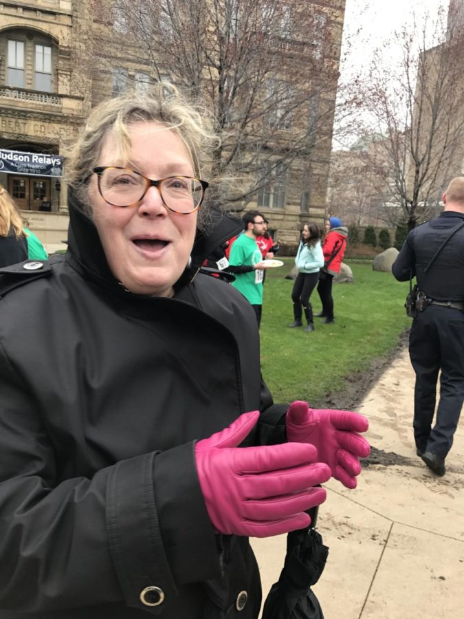 Retiring this year, Colleen Barker-Williamson leaves a long legacy in student programming at CWRU, even putting her mark on the annual Hudson Relays.