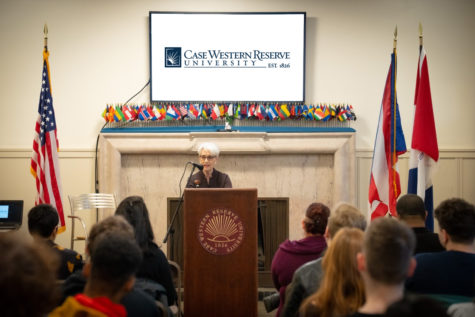 Deputy Secretary of State Wendy Sherman spoke at CWRU and answered questions ranging from the Russo-Ukrainian War to her main source of inspiration.