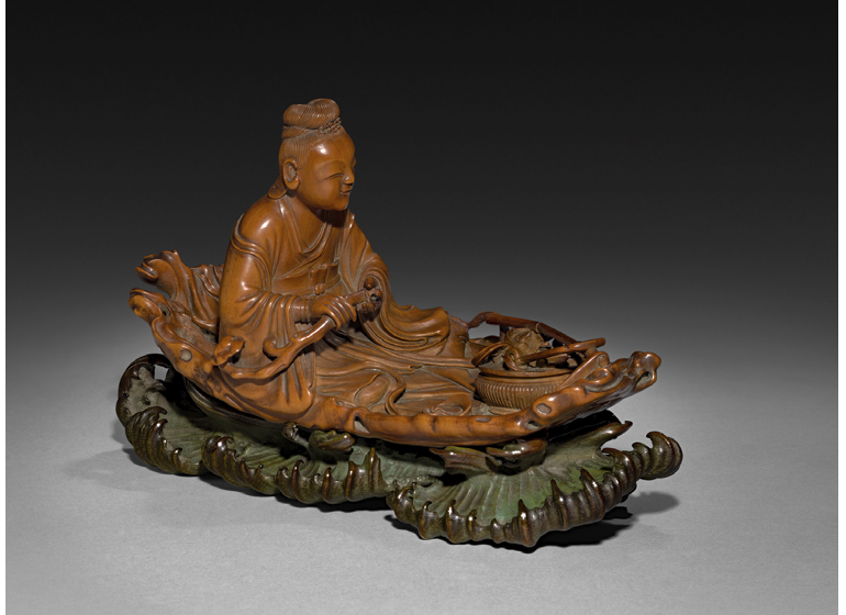 This+boxwood+figure+of+Daoist+immortal+He+Xiangu+dates+back+to+the+18th+century%2C+and+is+a+good+example+of+the+intricate+craftmanship+present+in+the+new+Chinese+miniatures+exhibit+at+CMA.