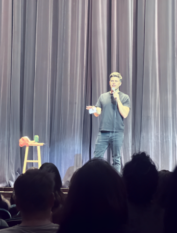 Last Friday, Colin Jost, Marcello Hernandez and Molly Kearney from Saturday Night Live took the stage in Severance Hall for UPBs annual Spring Comedian show.
