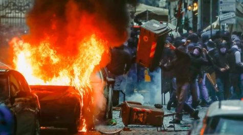 Destructive riots broke out in Naples, Italy before a UEFA match between S.C.C. Napoli and Eintracht Frankfurt, in a fiery example of fans taking sports too seriously.