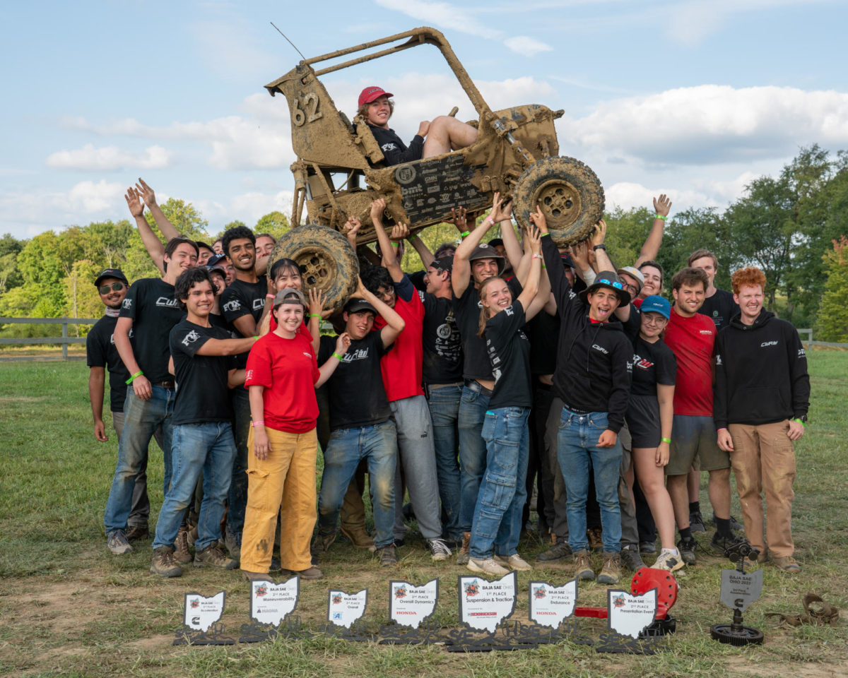 CWRU Motorsports laborious efforts pay off as they place 1st overall in Baja SAE Ohio competition this past weekend.