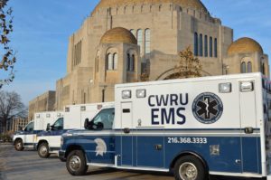 CWRU EMS has recently relocated from the Public Safety Headquarters on Northside to a house on Murray Hill Road where they currently face issues with limited parking and poor Wi-Fi. 
