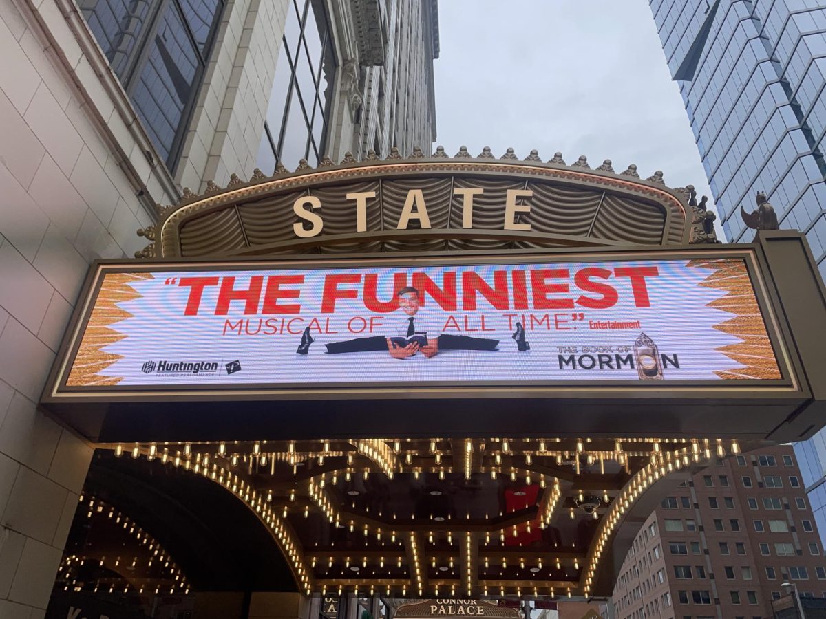From Oct. 24-29, the popular comedic muscial The Book of Mormon was performed at the KeyBank State Theatre, drawing in large crowds of Cleveland theatregoers. 