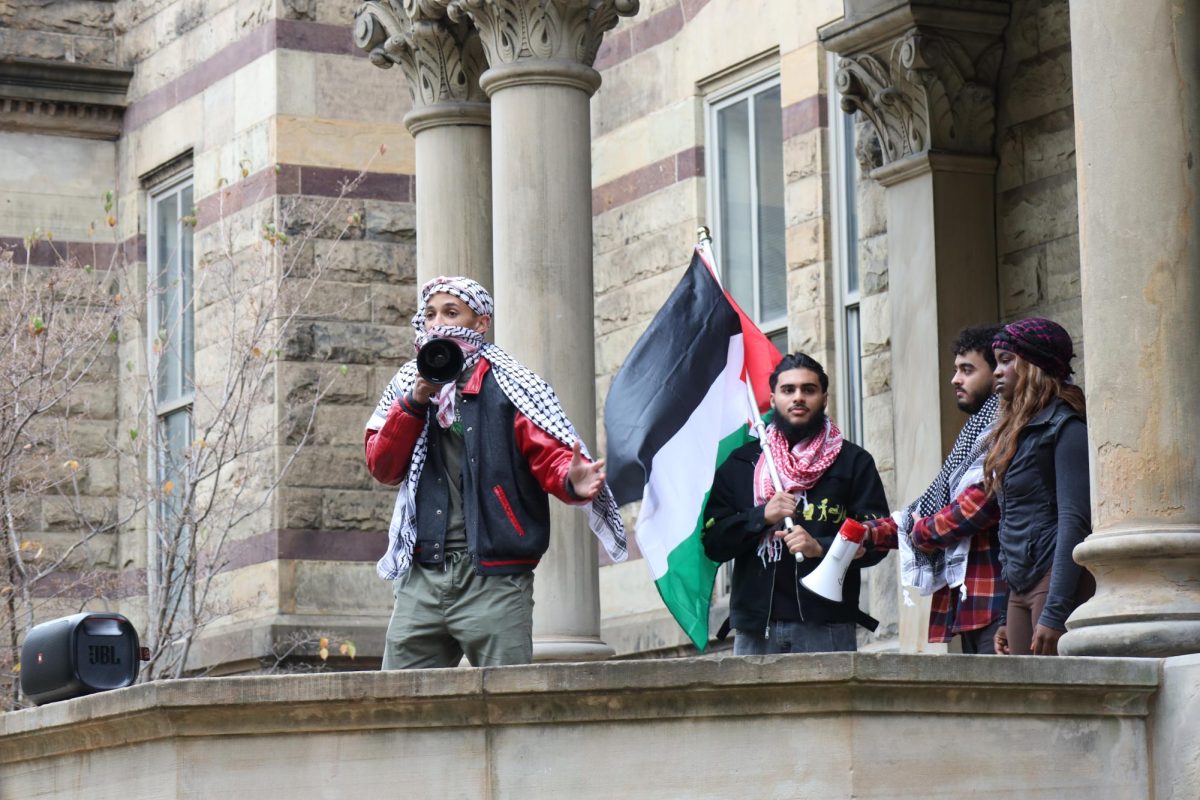 CWRU community walks out on university’s Israel-Hamas war response