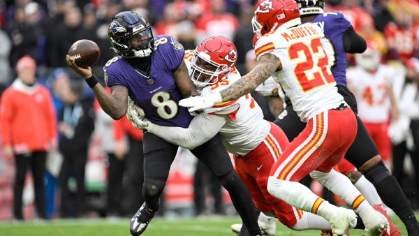  In the 2023 season AFC championship game, the Kansas City Chiefs, the reigning Super Bowl champions, defeated the Baltimore Ravens 17-10. 