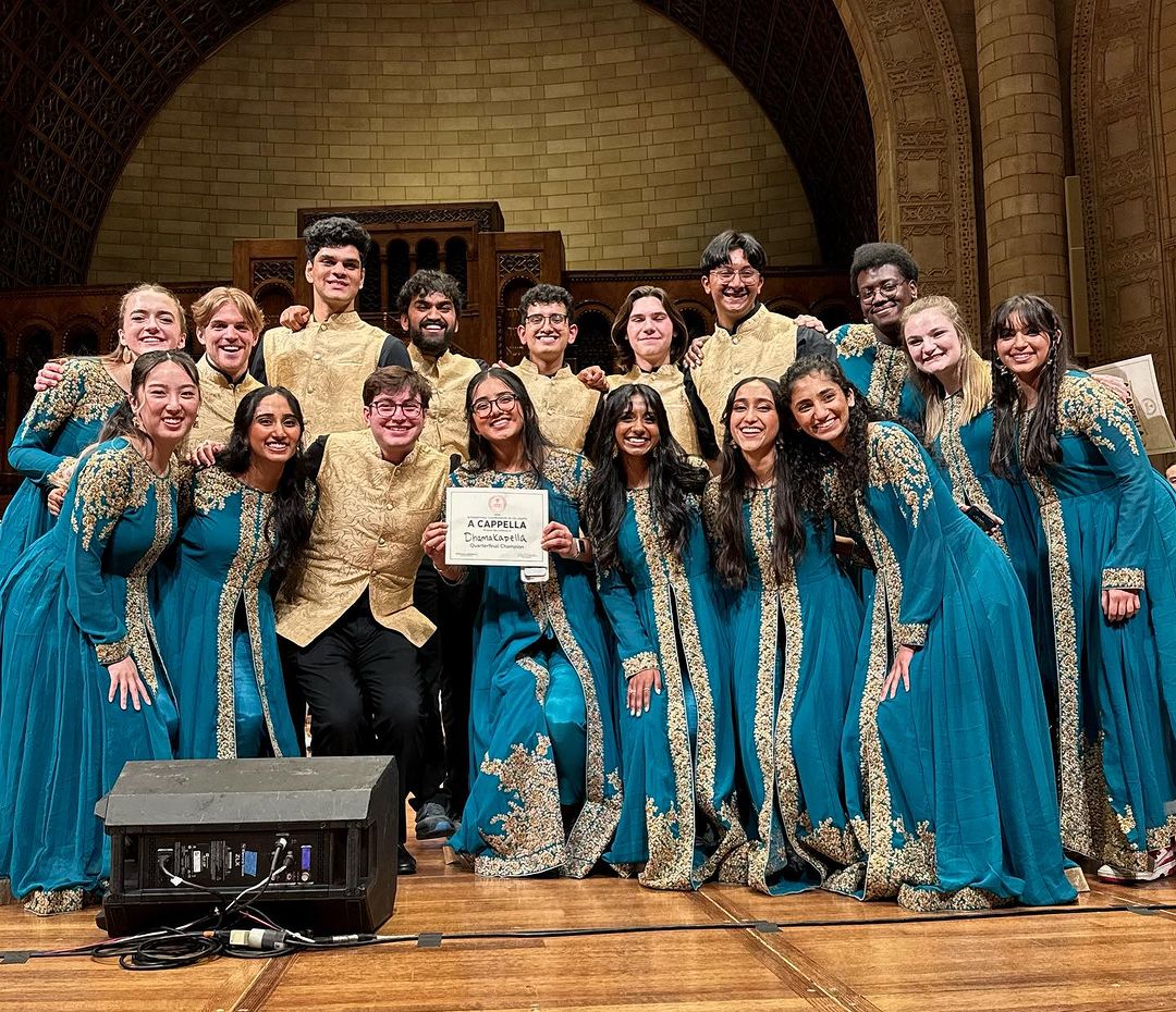 CWRUs Dhamakapella places first in Varsity Vocals’ 2024 International Championship of Collegiate A Cappella after wowing the audience with a sensational performance.