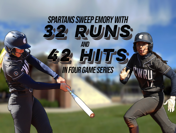 CWRU softball team racks up 15 straight wins after an undefeated four-game series against Emory