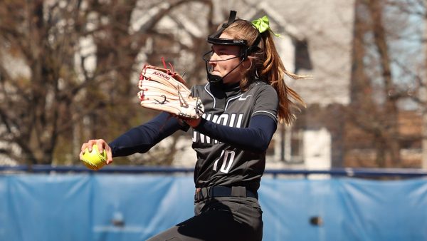 Third-year pitcher Lexi Miskey leads the Spartans in a clean-sweep victory against the Brandeis Judges, earning a record-breaking 54th career win in the process. 