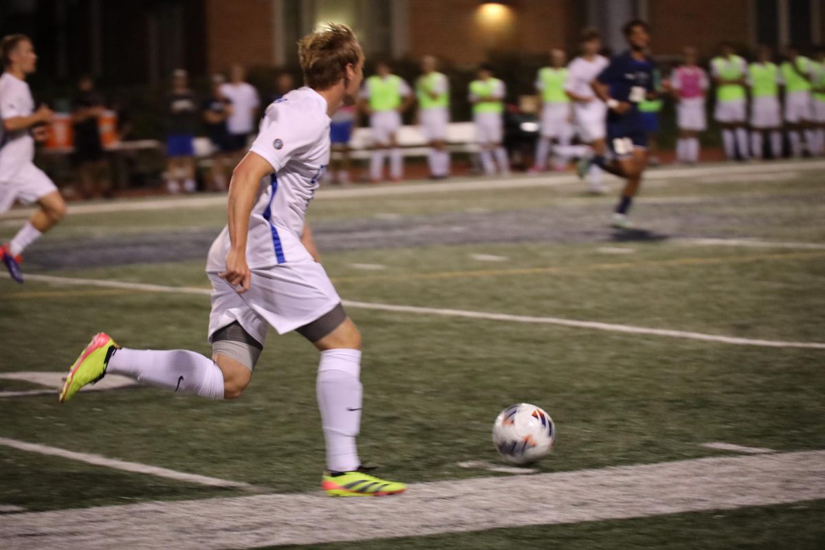 Fifth-year defender Josh Cook attributes CWRU's win to the energized young players who got up off the bench.