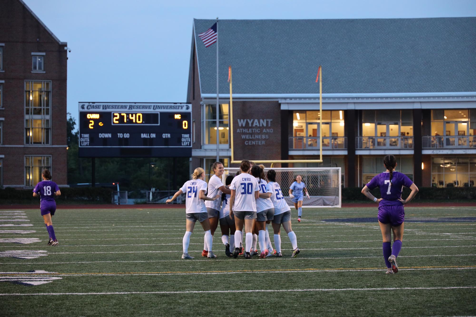 The Spartans' women's soccer team played their best game in two seasons with a 5-0 win against Kenyon last Friday.