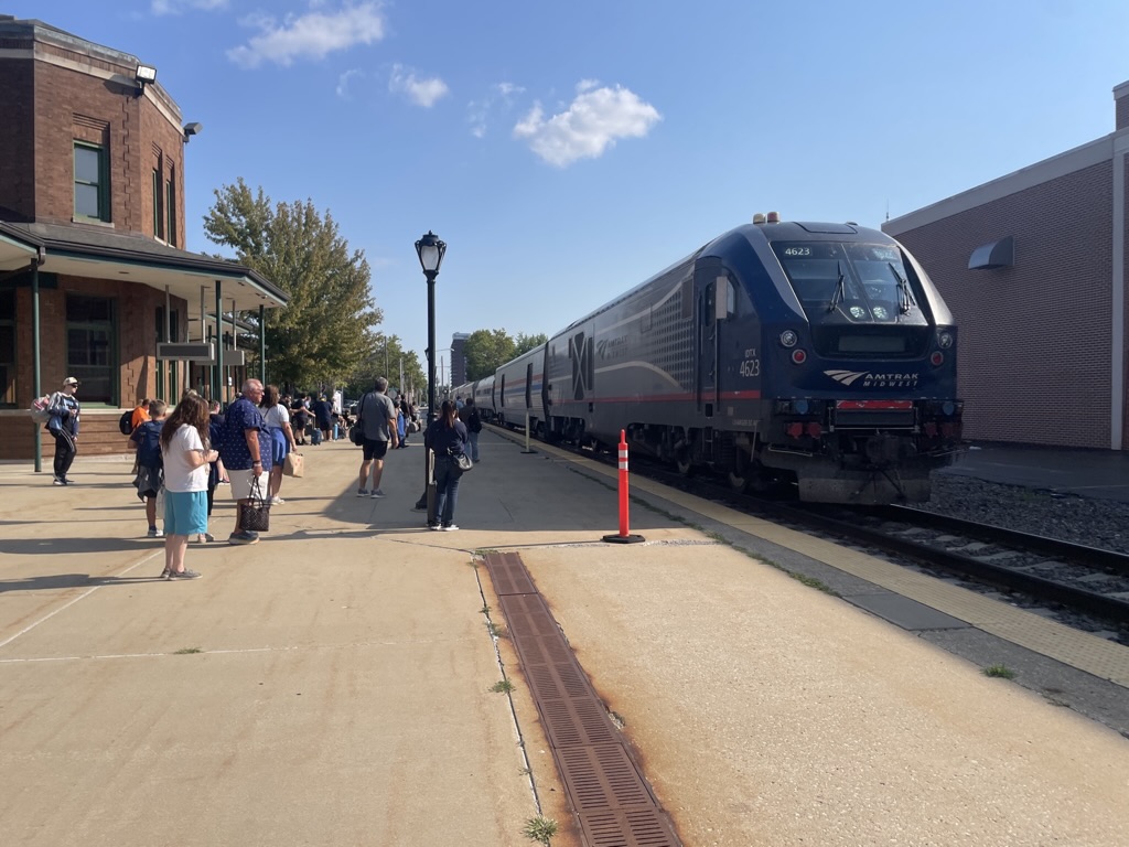 Even if the Amtrak train arrives in Cleveland at odd hours of the night, the service is a stressless and seamless way to travel between the East Coast and the Midwest.