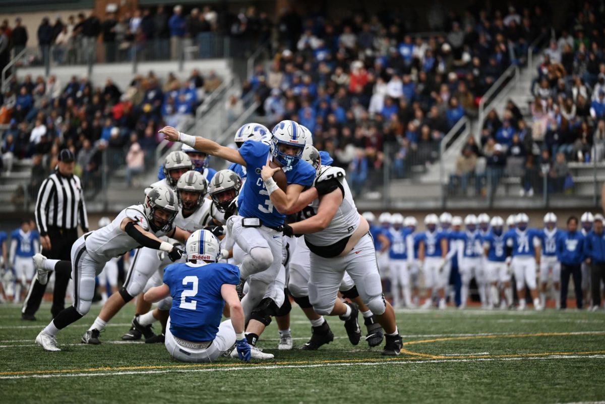 Third-year quarterback Aaron Filips assists the Spartans in 3 touchdowns against Carnegie Mellon University at CWRU's Homecoming Game, leveling their score before their eventual loss that wrapped up the season.