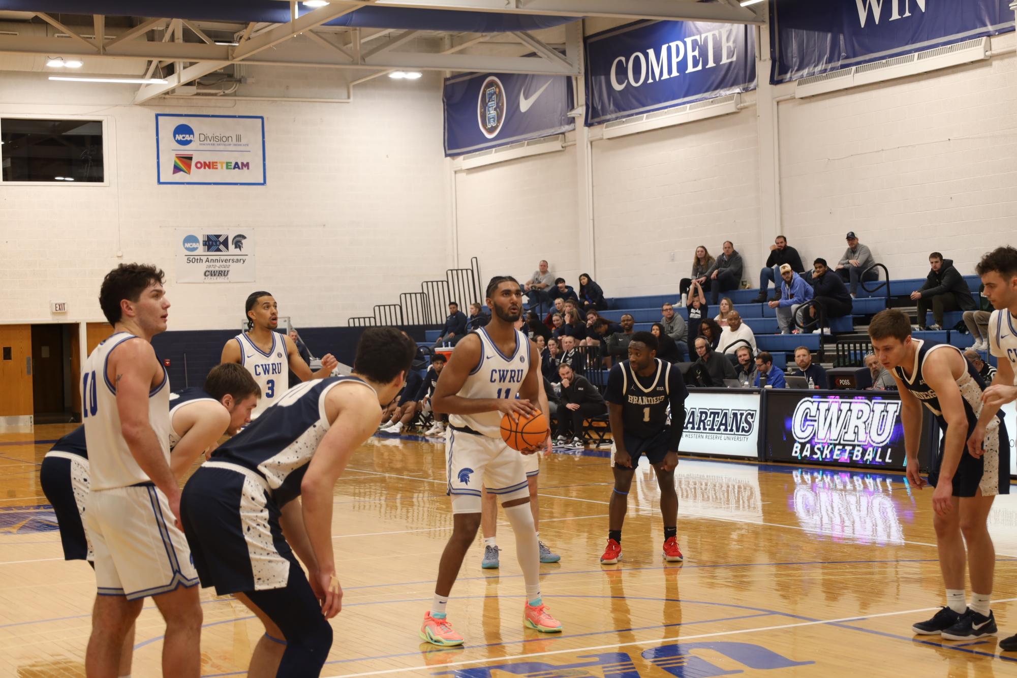 Fourth-year forward Umar Rashid hits a career high of 32 points in the Spartans' match against NYU this past Sunday.