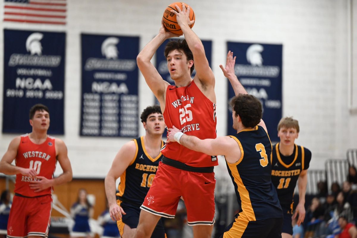 Fourth-year forward Andrew Fox played a close match against the Rochester Yellowjackets last Friday.