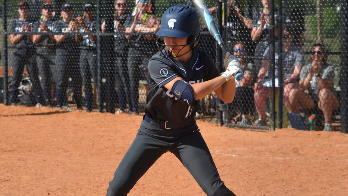 Graduate student KaiLi Gross has been an integral part of the Spartan softball team this season with a .511 hitting average and 4 home runs.