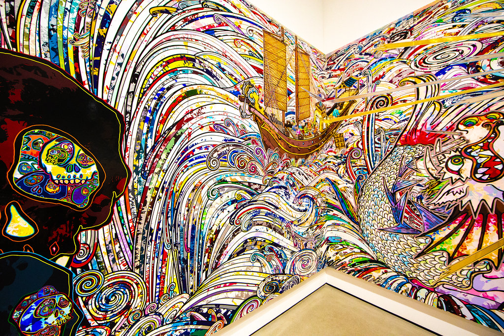 Takashi Murakami's talent for combining history, cultural, and whimsical escapism is on full display at the Cleveland Museum of Art for all to see until Sept. 7.