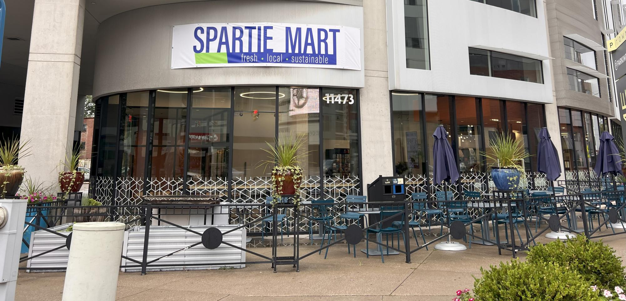 Bon Appétit explains their recent decision to convert Plum Market into Spartie Mart in an effort to improve the local market. One of the market's new implementations includes a robototic espresso machine.