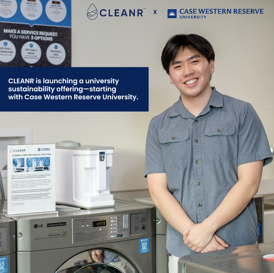 The initiative was launched by Case Western Reserve University in partnership with CLEANR, an alumni-founded startup.